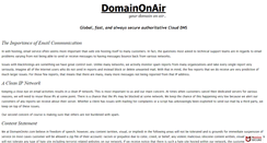 Desktop Screenshot of domainonair.com